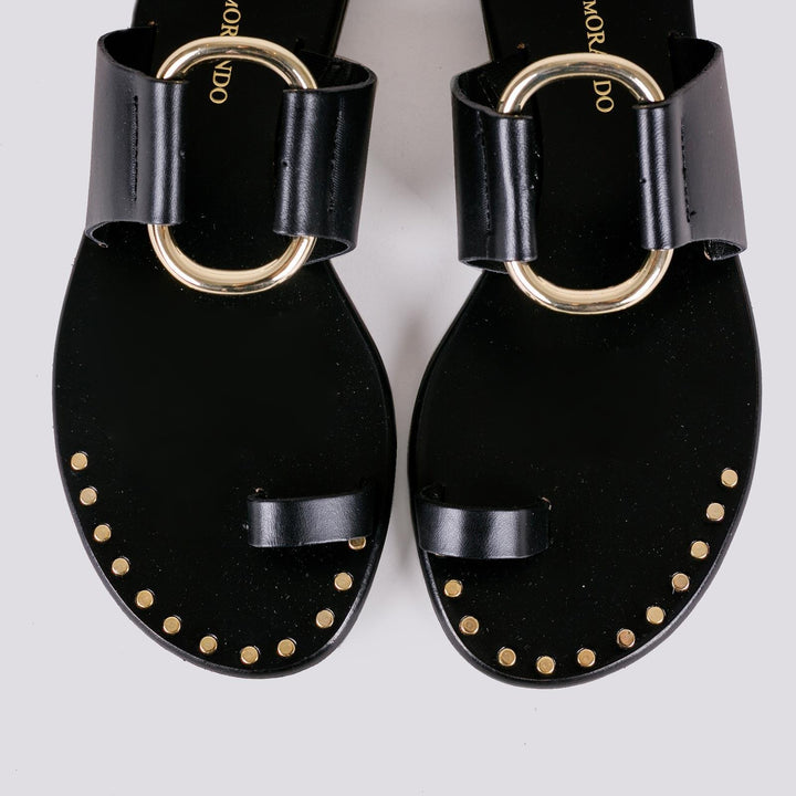 SANDALO CON APPLICAZIONE CERCHIO