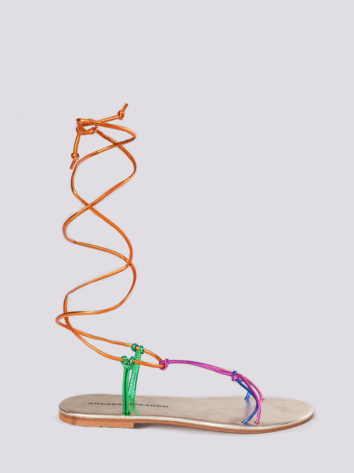 SANDALO SCHIAVA LAMINATO MULTICOLOR