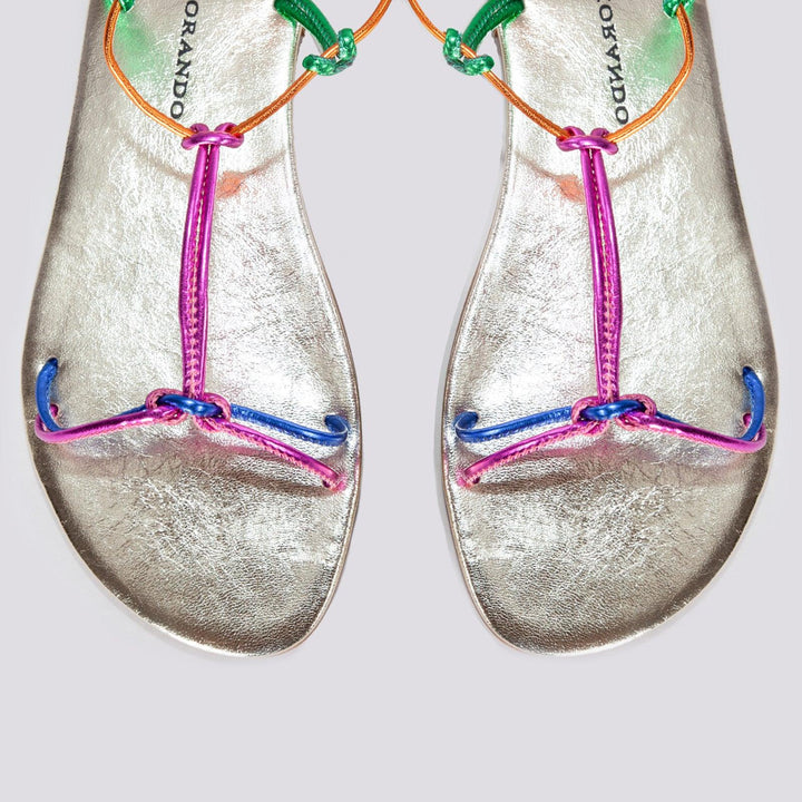 SANDALO SCHIAVA LAMINATO MULTICOLOR