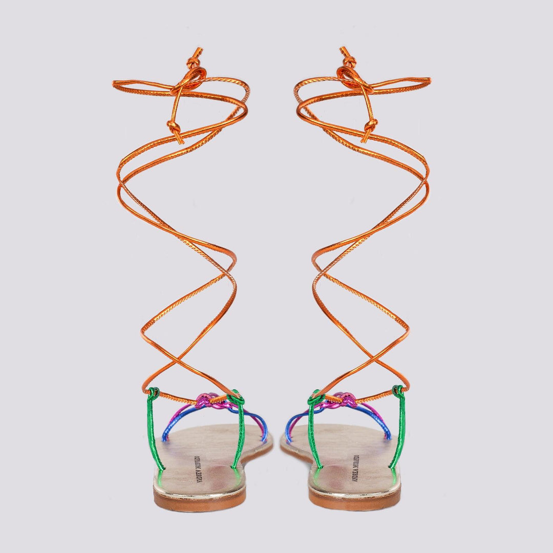 SANDALO SCHIAVA LAMINATO MULTICOLOR