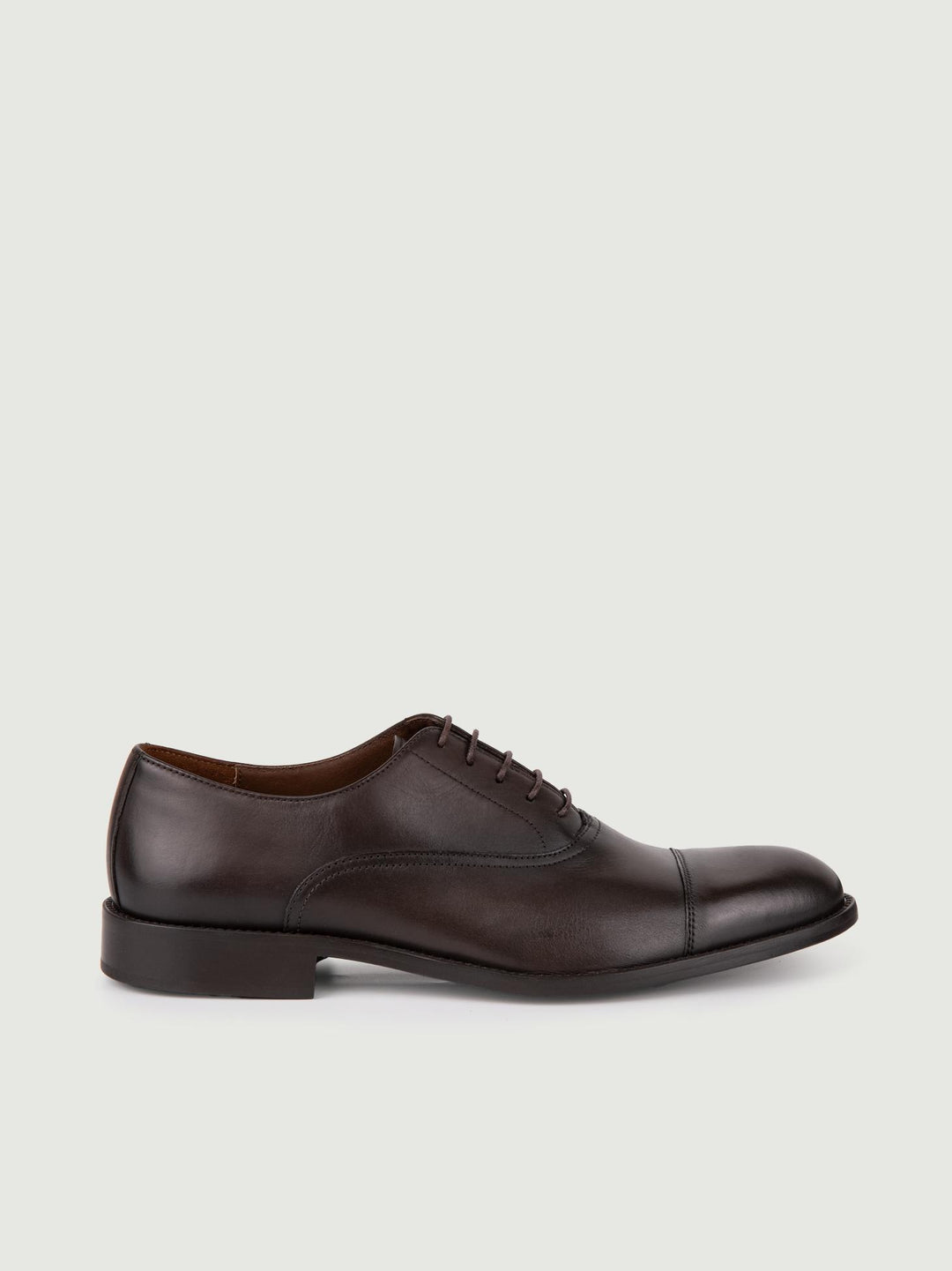 SCARPA ELEGANTE STRINGATA TESTA MORO
