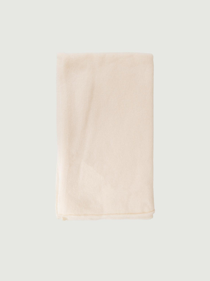 SCIARPA COLOR PANNA IN CASHMERE