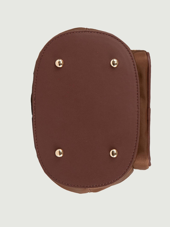 SECCHIELLO IN NYLON MARRONE BADDIE
