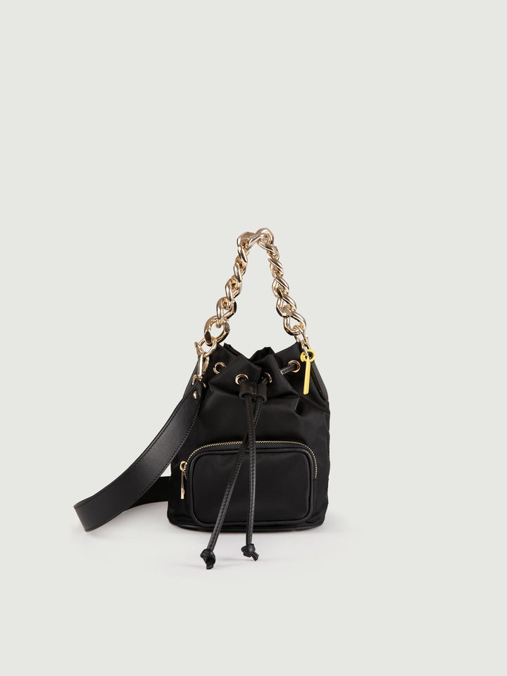 SECCHIELLO IN NYLON NERO BADDIE
