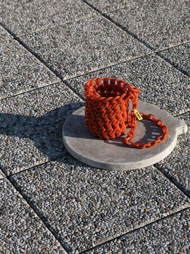 SECCHIELLO IN RESINA ARANCIONE "JAR"