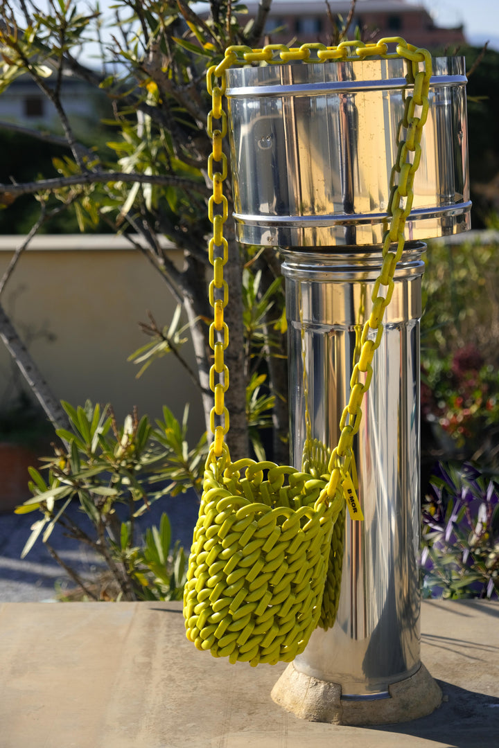 SECCHIELLO IN RESINA VERDE LIME "JAR"