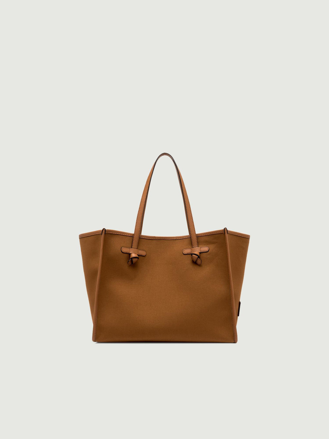 SHOPPING MARCELLA IN CANVAS CUOIO