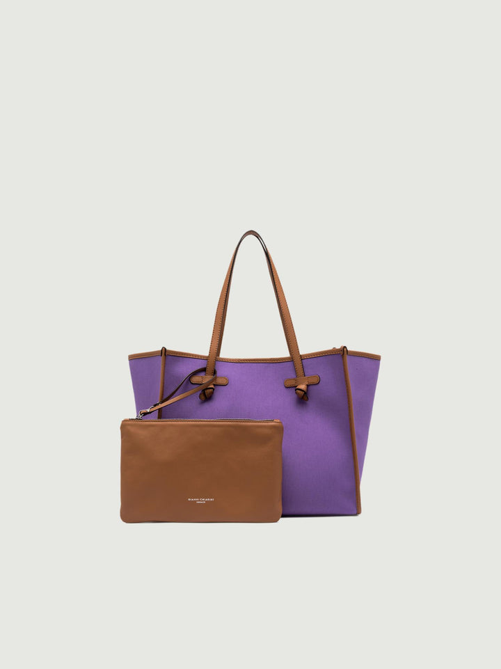 SHOPPING MARCELLA IN CANVAS VIOLA