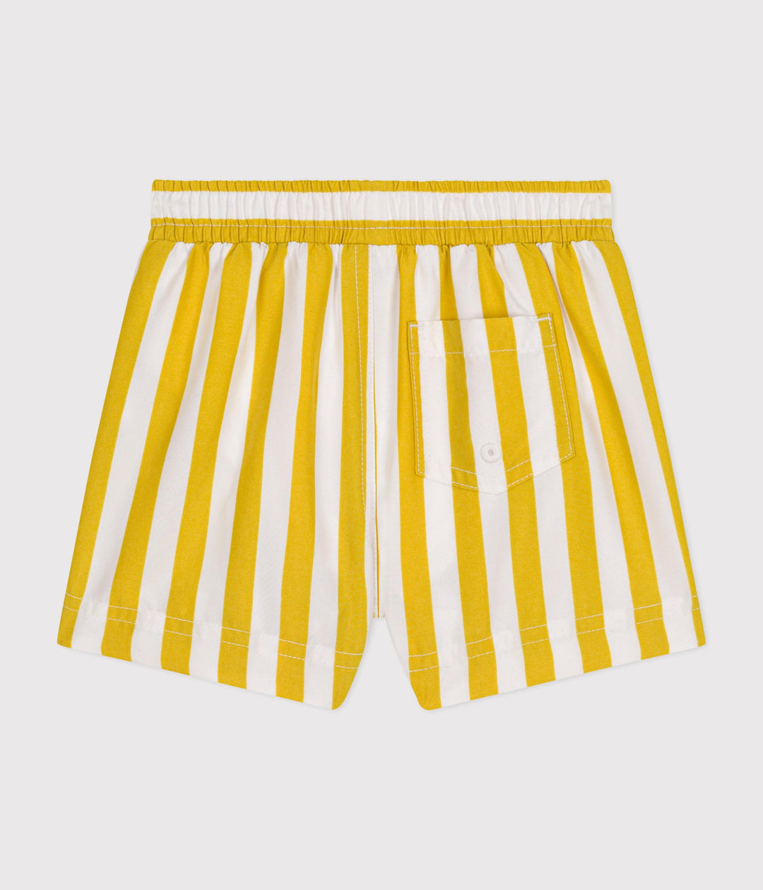 SHORTS DA BAGNO A RIGHE GIALLE BEBÈ