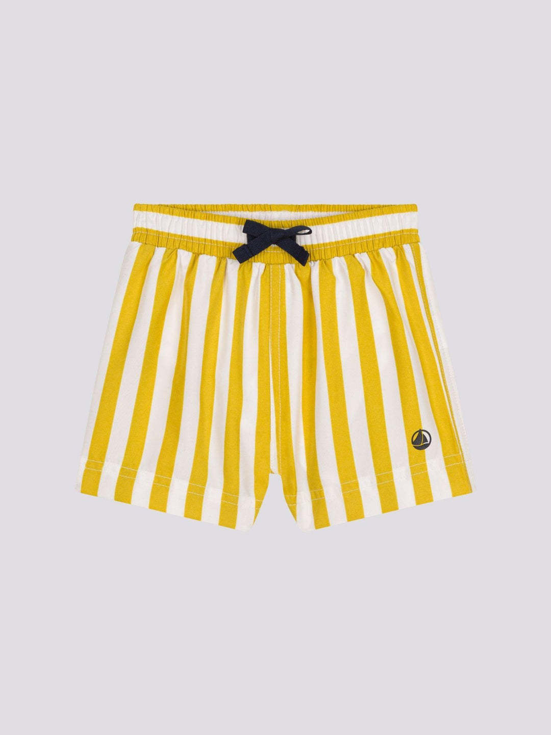 SHORTS DA BAGNO A RIGHE GIALLE BEBÈ