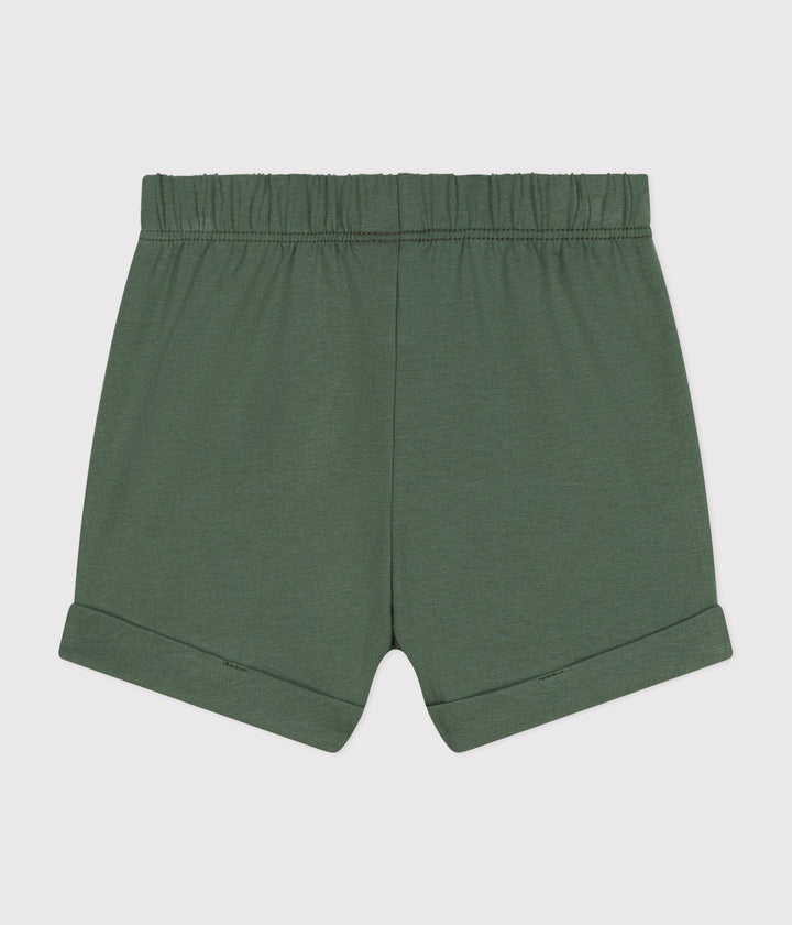 SHORTS VERDI IN JERSEY LEGGERO BEBÈ