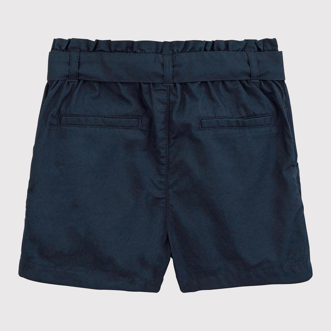 SHORT ANNODATO IN SERGE DI COTONE BAMBINA