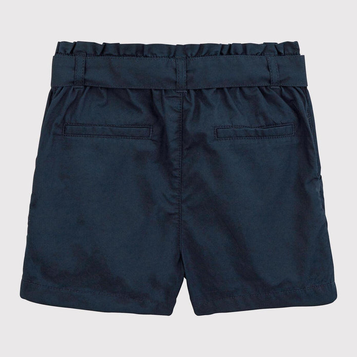 SHORT ANNODATO IN SERGE DI COTONE BAMBINA
