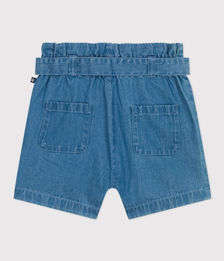 SHORT IN DENIM LEGGERO BAMBINA
