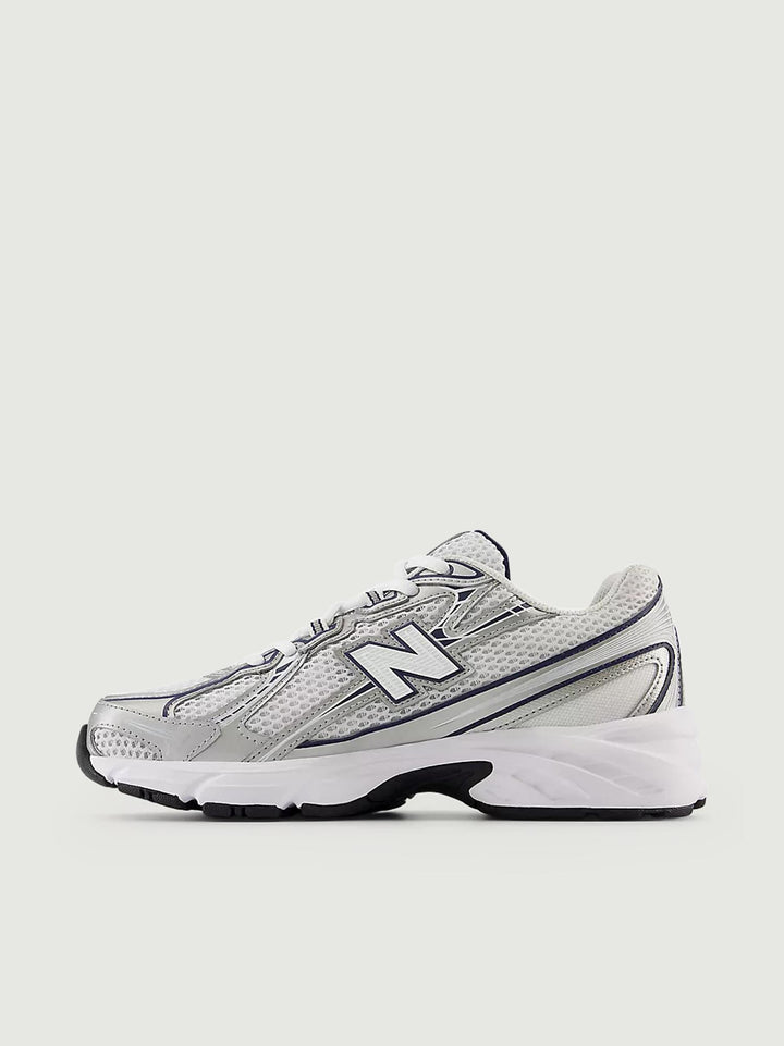 SNEAKERS 740 SILVER E BLU