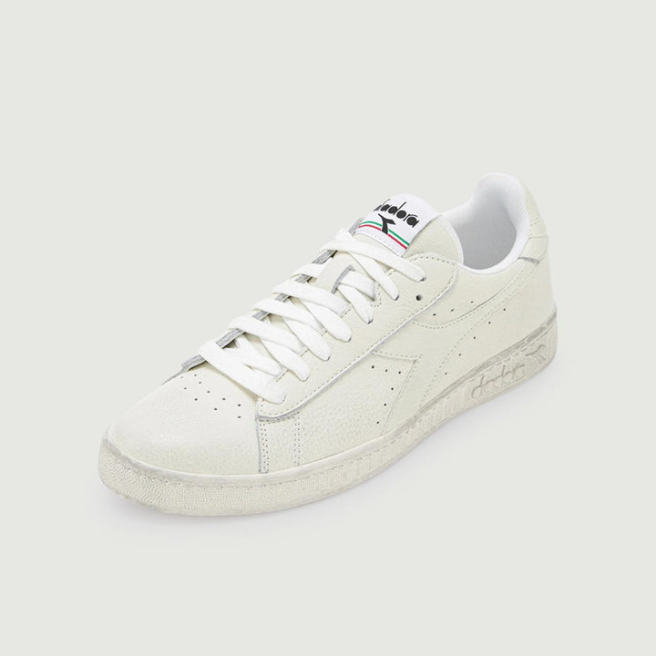 SNEAKERS GAME L LOW WAXED BIANCO