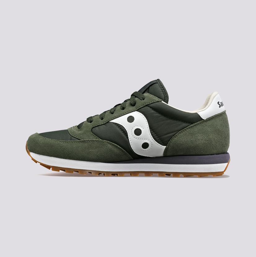 SNEAKERS SAUCONY JAZZ ORIGINAL VERDE SCURO E BIANCO