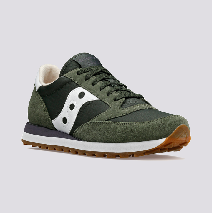 SNEAKERS SAUCONY JAZZ ORIGINAL VERDE SCURO E BIANCO
