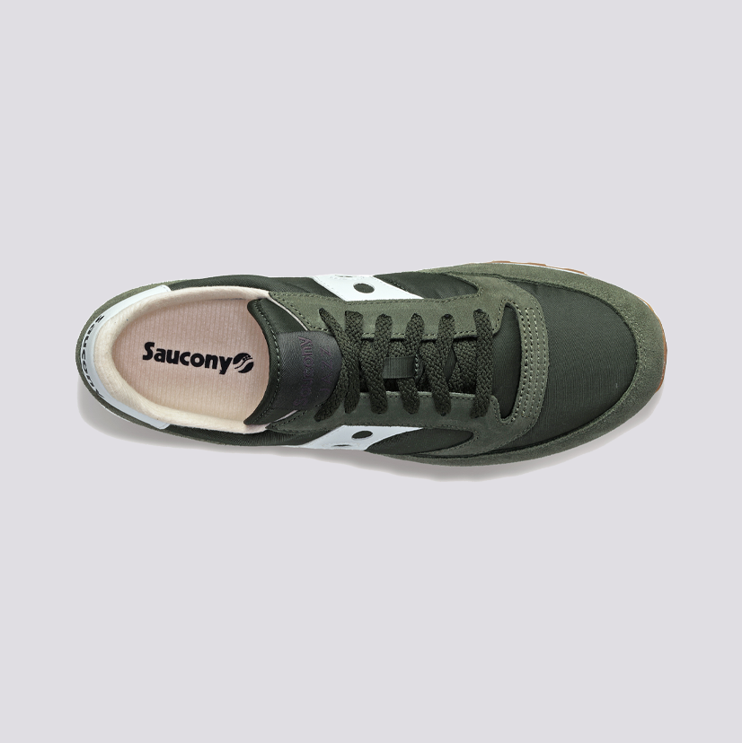 SNEAKERS SAUCONY JAZZ ORIGINAL VERDE SCURO E BIANCO