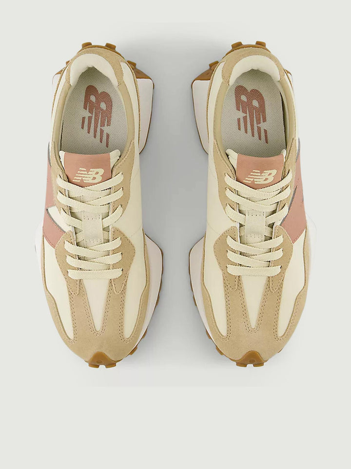 SNEAKER 327 BEIGE E ROSA