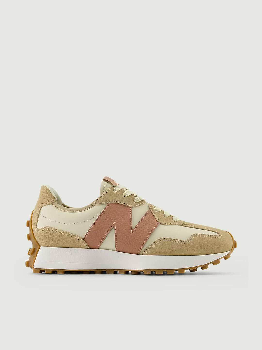 SNEAKER 327 BEIGE E ROSA
