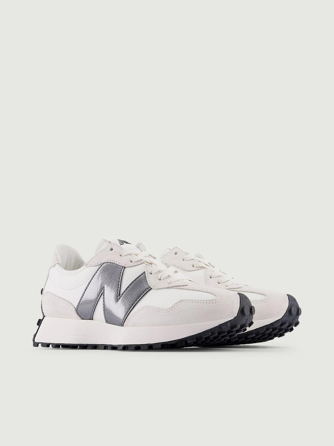 SNEAKER 327 BIANCO LOGO GRAFITE
