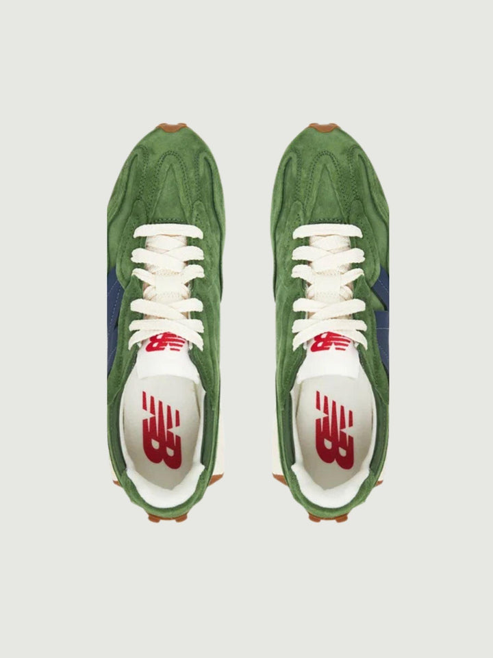 SNEAKER 327 VERDE BOSCO E NAVY