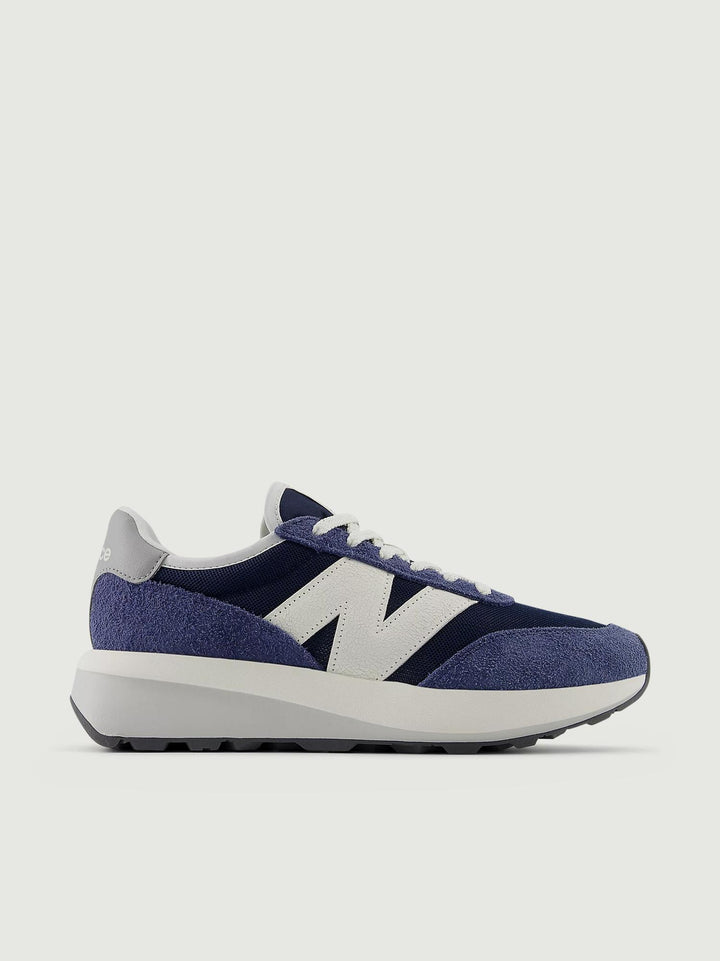 SNEAKER 370 NAVY E  BIANCO