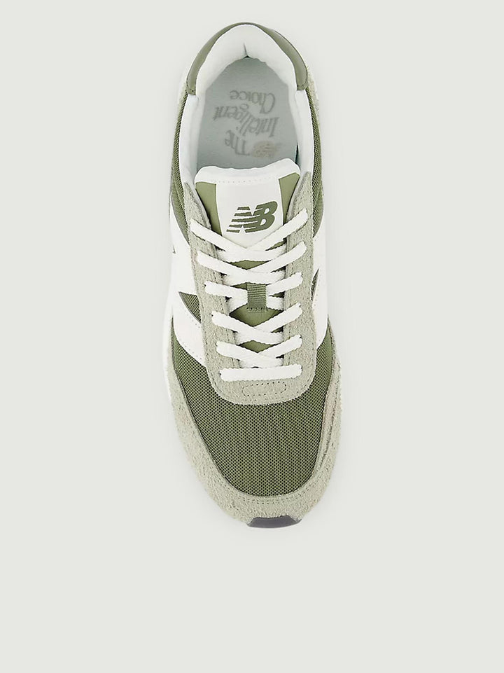 SNEAKER 370 VERDE OLIVA E BIANCO