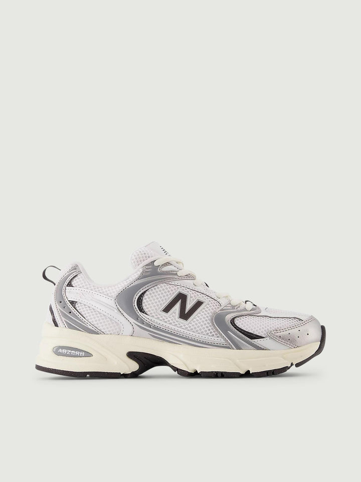 SNEAKER 530 BIANCO ARGENTO BLU