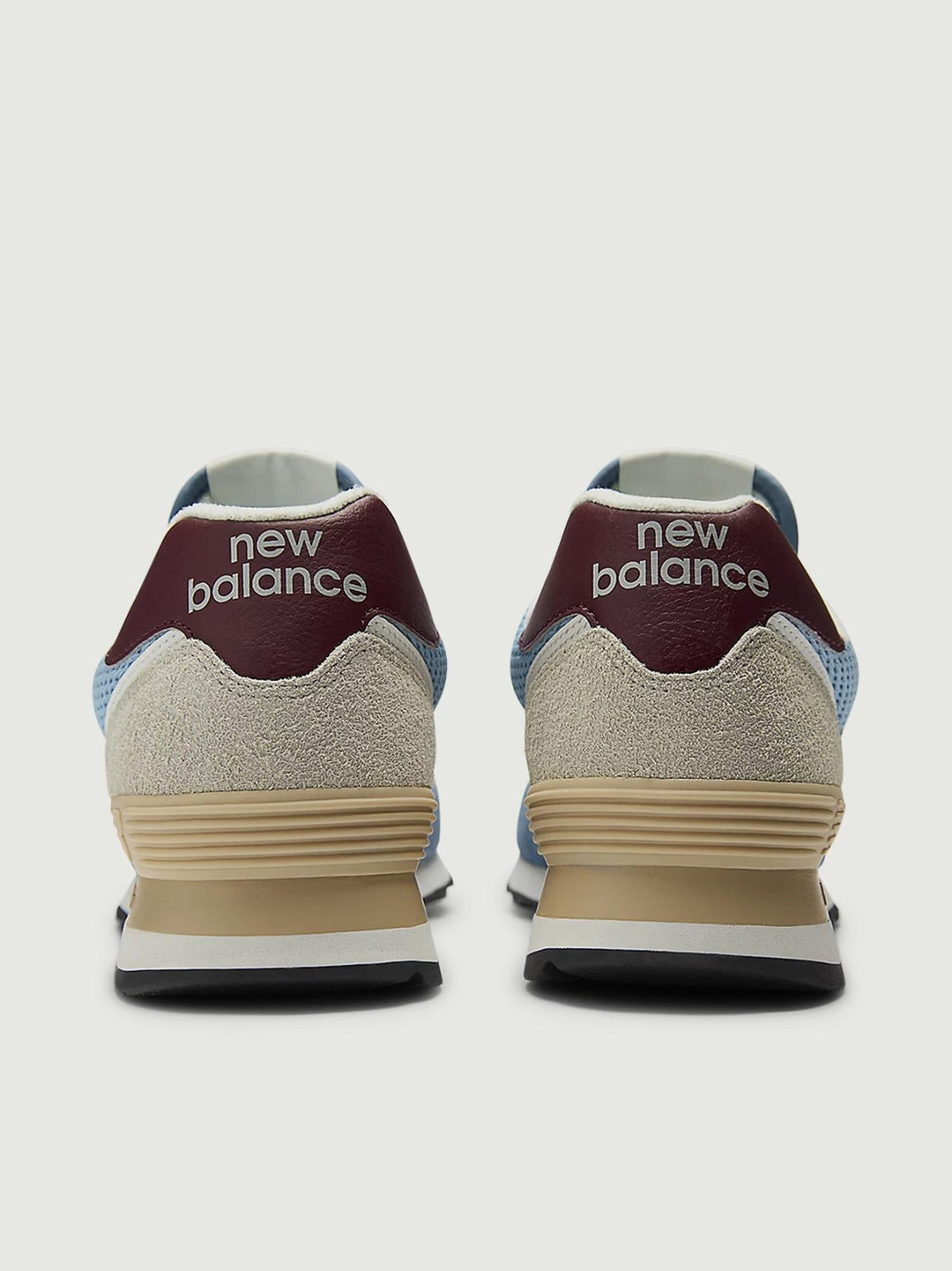SNEAKER 574 CARTA ZUCCHERO E BORDEAUX