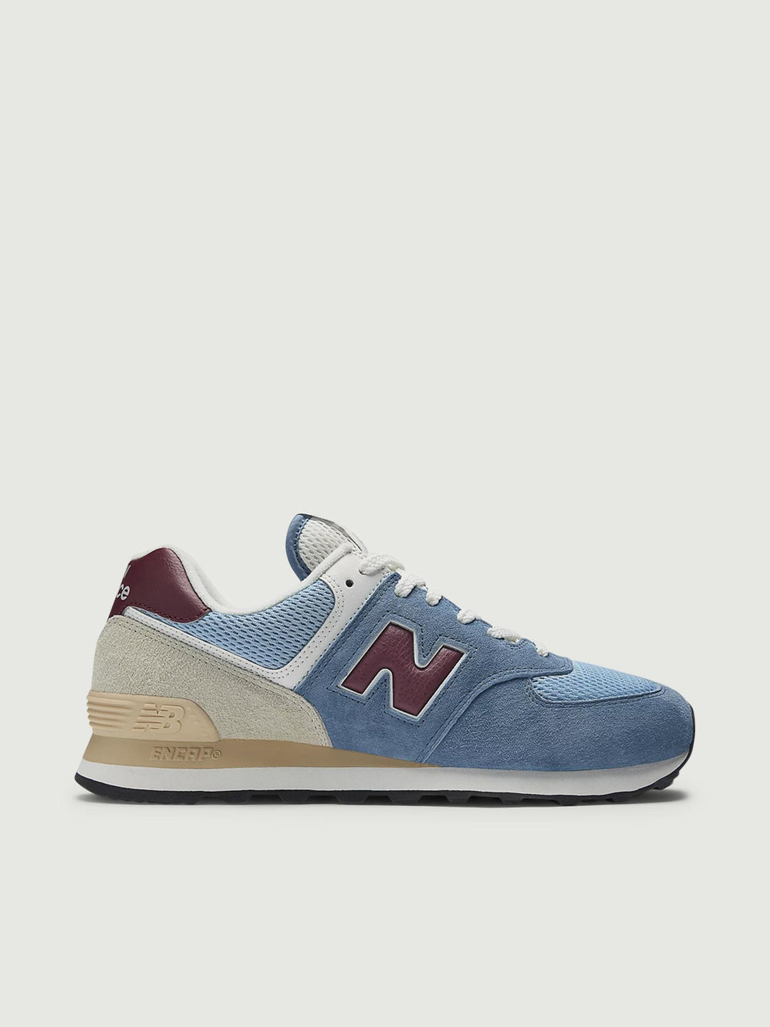 SNEAKER 574 CARTA ZUCCHERO E BORDEAUX