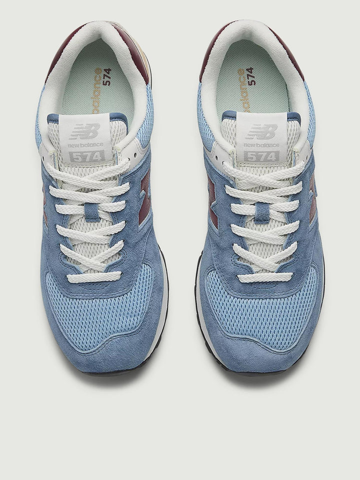 SNEAKER 574 CARTA ZUCCHERO E BORDEAUX