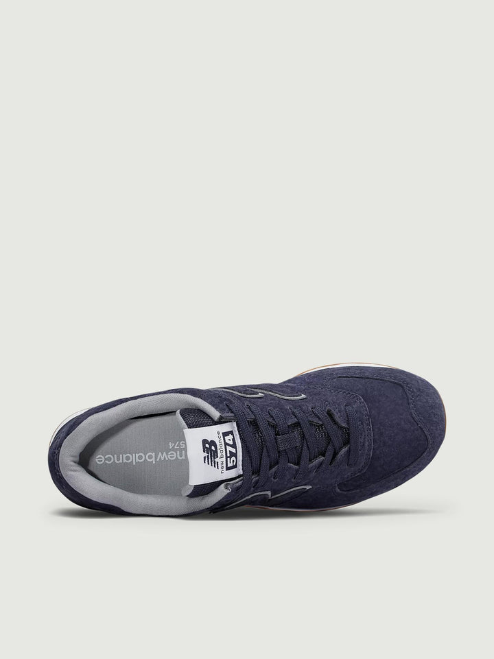 SNEAKER 574 IN SUEDE BLU NAVY