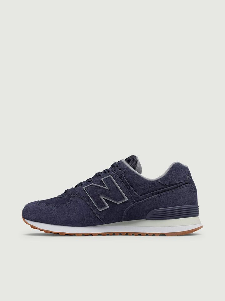 SNEAKER 574 IN SUEDE BLU NAVY