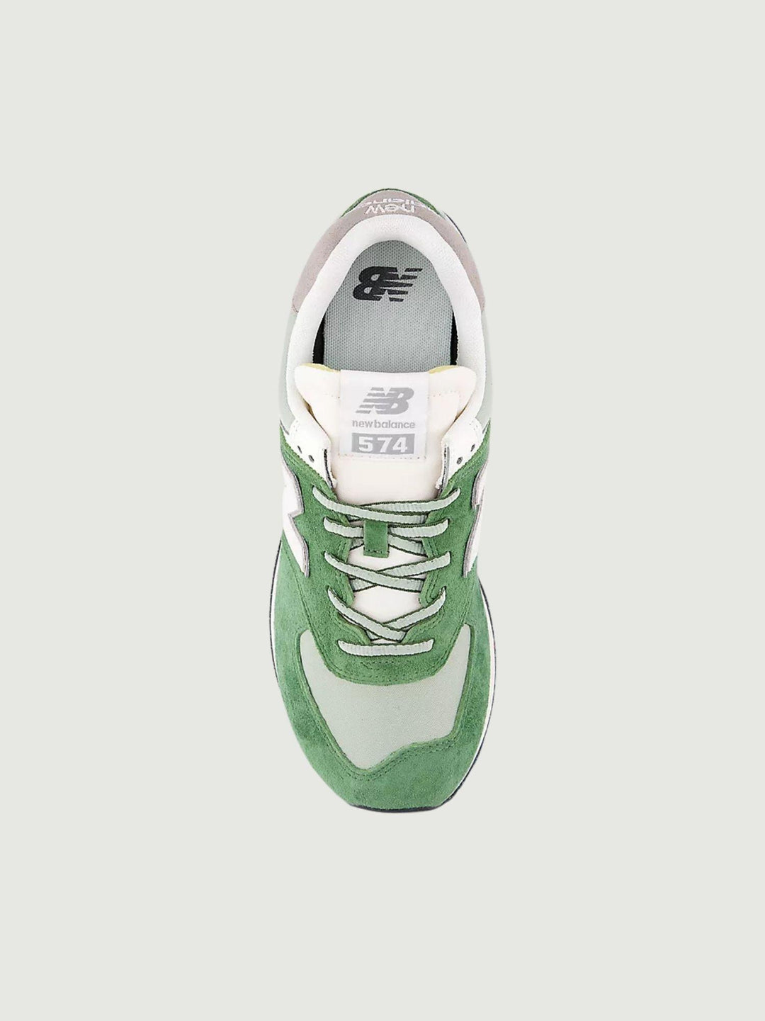 SNEAKER 574 VERDE E BIANCO