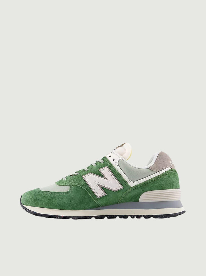 SNEAKER 574 VERDE E BIANCO