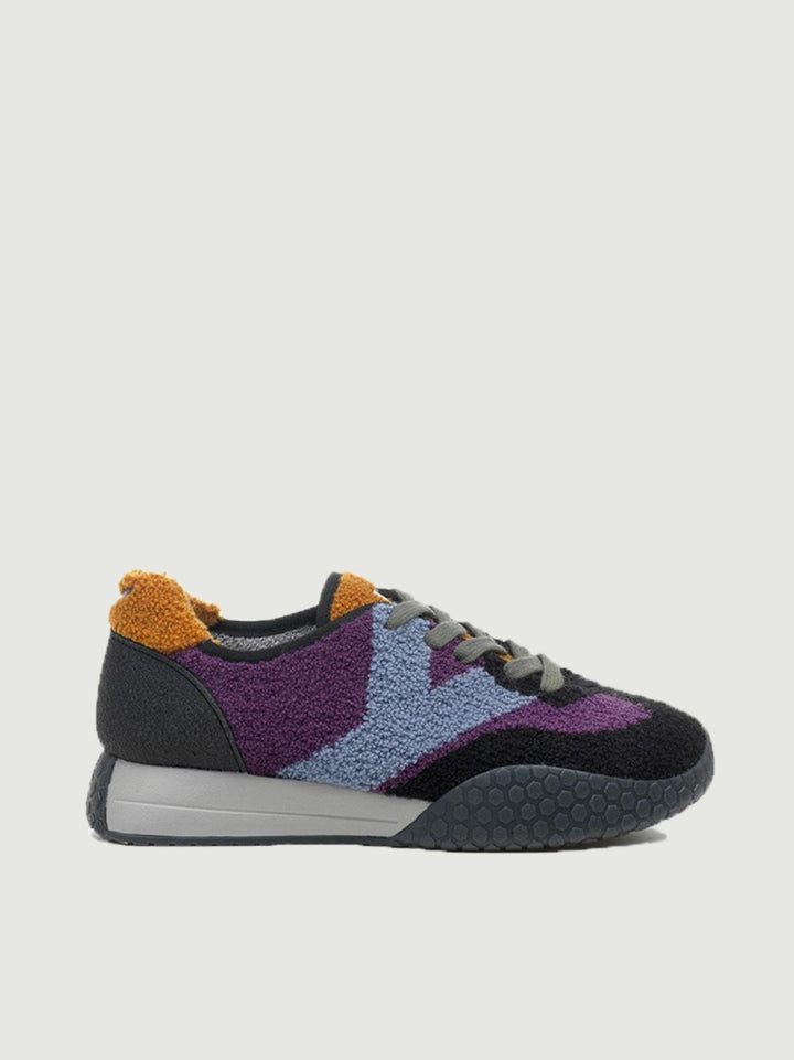 SNEAKER 9724 NERO VIOLA