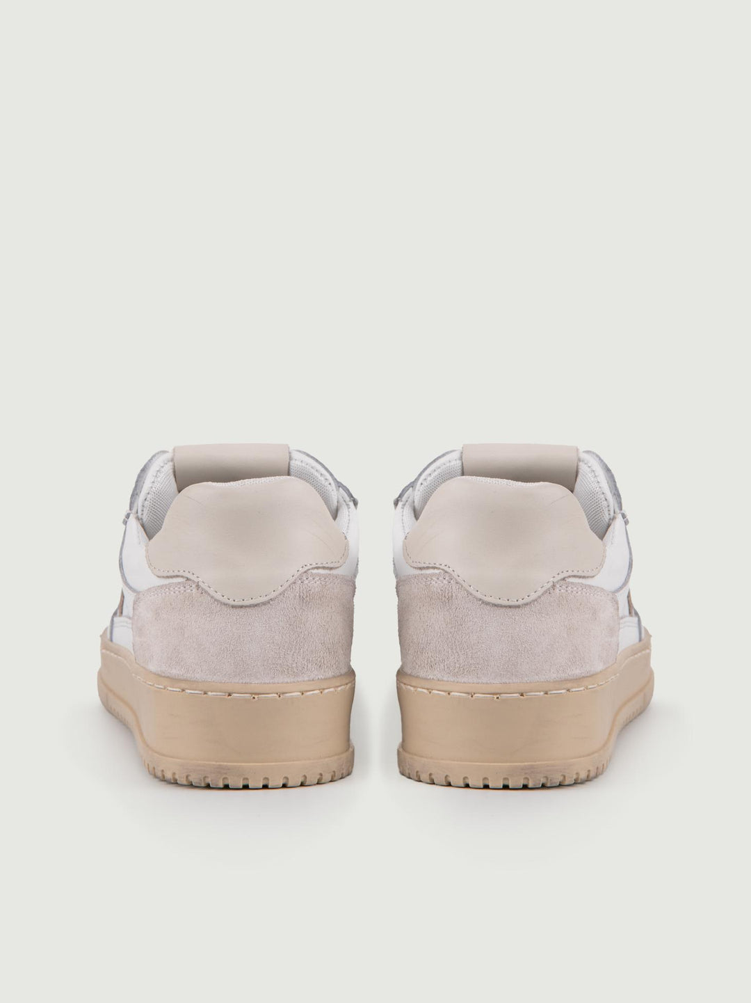 SNEAKER COLLEGE DETTAGLI CREMA