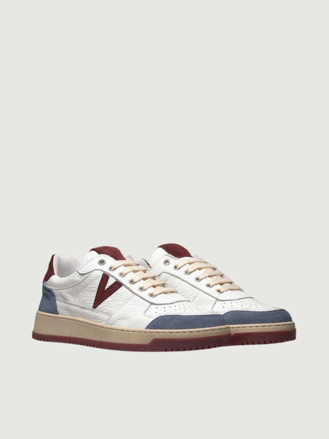 SNEAKER COLLEGE JEANS E BORDEAUX