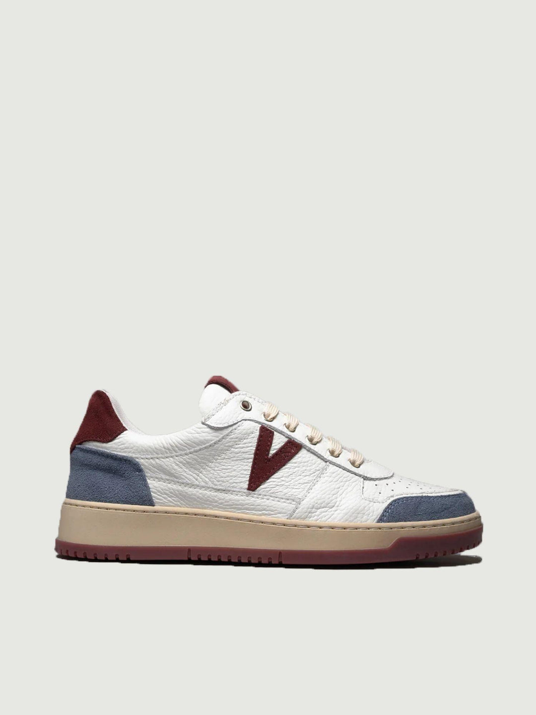 SNEAKER COLLEGE JEANS E BORDEAUX