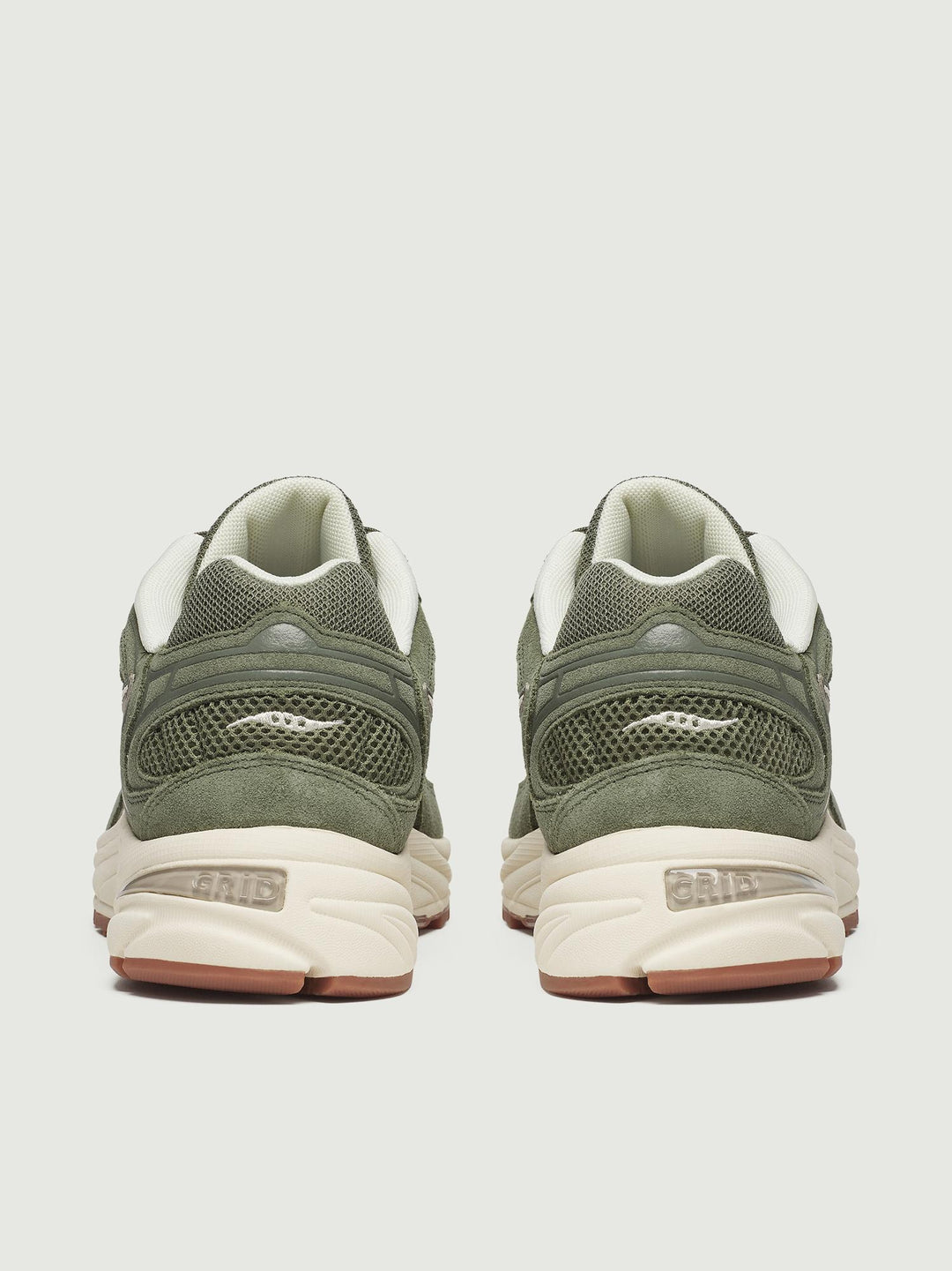 SNEAKER GRID JAZZ 9 VERDE OLIVA E BIANCO