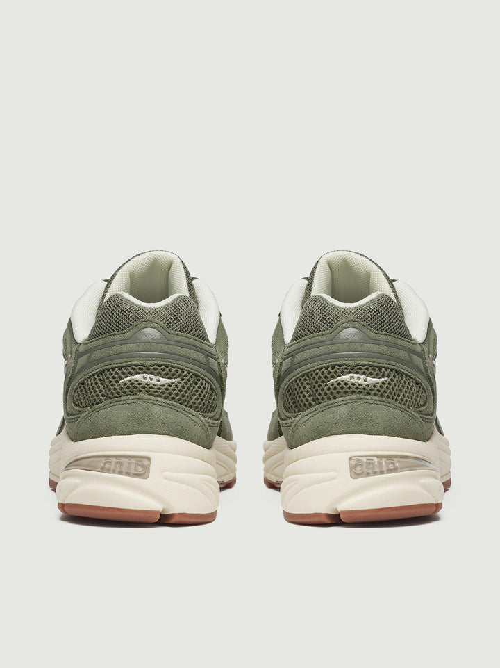SNEAKER GRID JAZZ 9 VERDE OLIVA E BIANCO