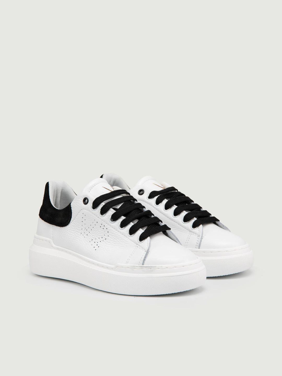 SNEAKER HAMMER SUOLA ALTA DETTAGLI NERI