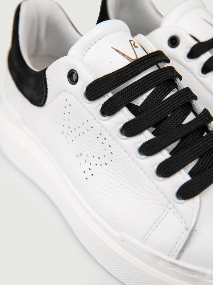 SNEAKER HAMMER SUOLA ALTA DETTAGLI NERI