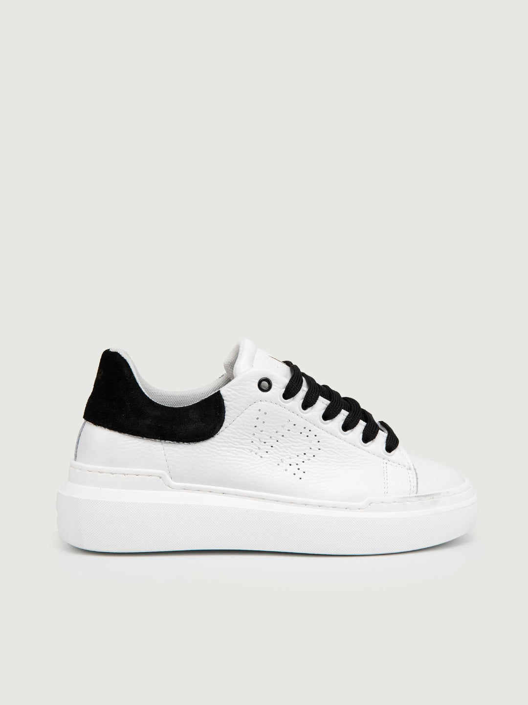SNEAKER HAMMER SUOLA ALTA DETTAGLI NERI