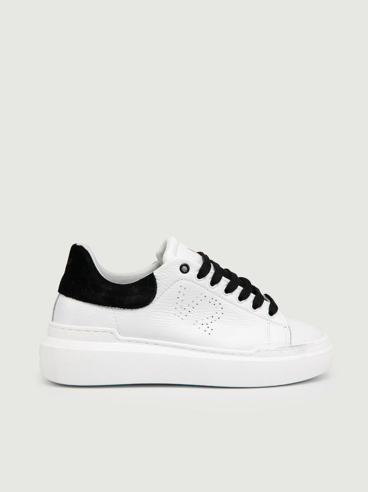 SNEAKER HAMMER SUOLA ALTA DETTAGLI NERI