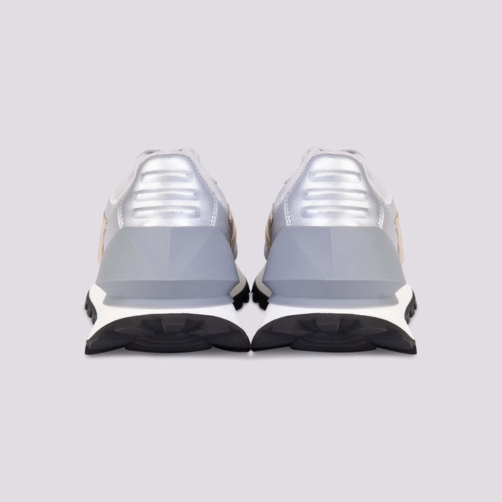 SNEAKER IN PELLE CON TALLONE IN GOMMA QWARK