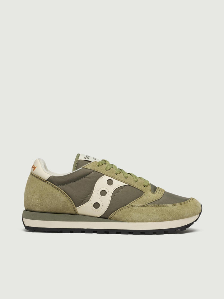 SNEAKER JAZZ ORIGINAL verde oliva E BIANCO
