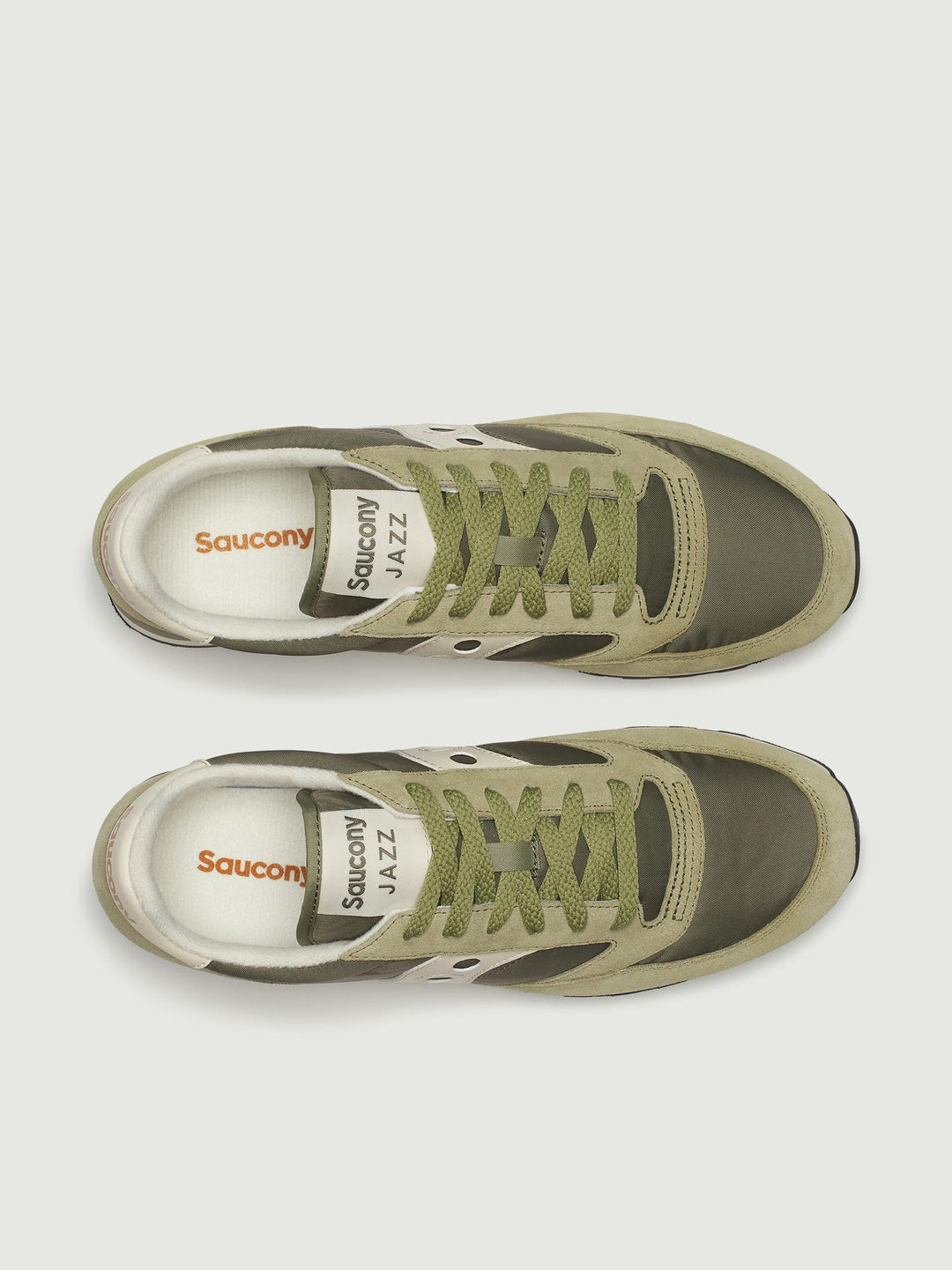 SNEAKER JAZZ ORIGINAL verde oliva E BIANCO